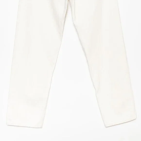 Agolde Criss Cross Upsized Organic Cotton Jean in Paste Off White Ivory - XS 24 - Picture 8 of 16